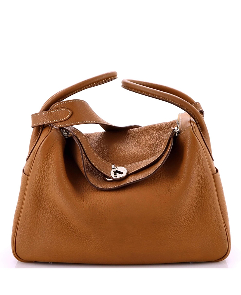 Pre-owned Pre-owned Hermes Hermes 34 Lindy Bag Clemence In Brown