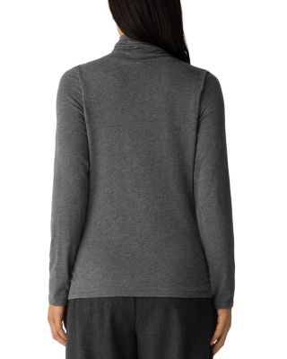 M&eacute;lange Turtleneck Top