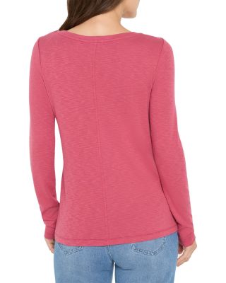 Long Sleeve Boat Neck Tee