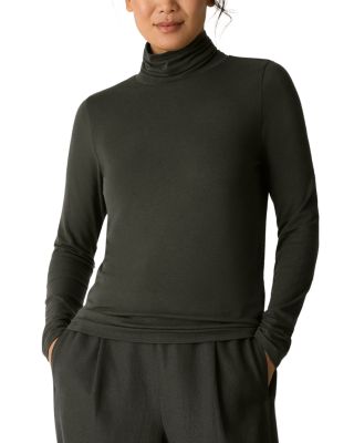 M&eacute;lange Turtleneck Top