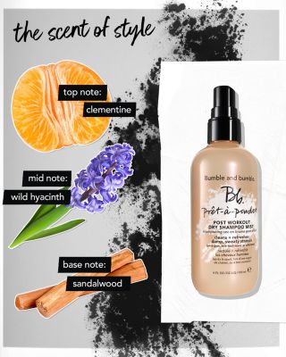 Pr&ecirc;t-&agrave;-Powder Post Workout Dry Shampoo Mist 1.5 oz.