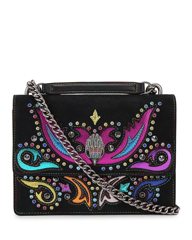 Kurt Geiger London Shoreditch Western Leather Crossbody Bag In Multi
