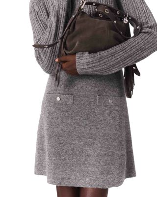 Knit Dress with Removable Sweater