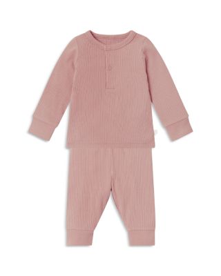 Girls' Ribbed Bear Face Pajamas - Baby