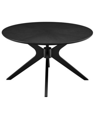  Crossroads Round Wood Coffee Table