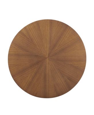  Crossroads Round Wood Coffee Table