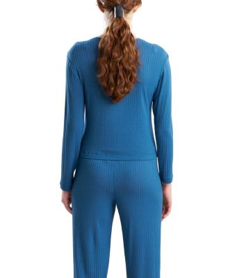 Skye - Rib Ease Long Sleeve Top