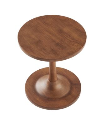  Lina Round Wood Side Table