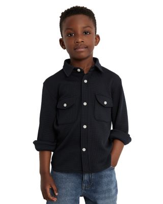 Boys' Alabastor Waffle Textured Shirt Jacket - Little Kid