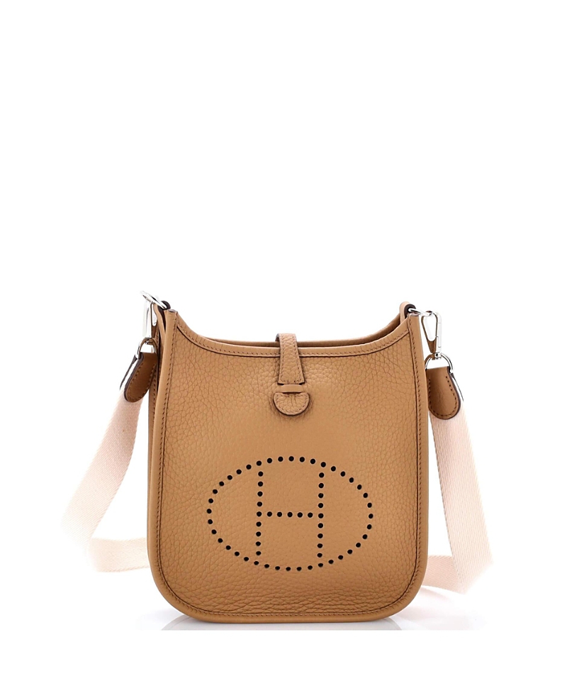 Pre-owned Pre-owned Hermes Hermes Tpm Evelyne Bag Gen Iii Clemence In Neutral