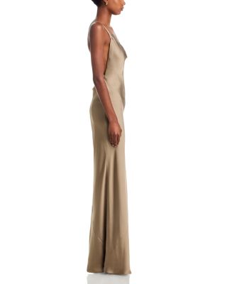 Crossback Bias Gown