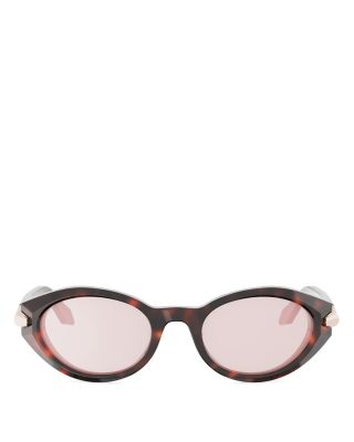 Serpenti Viper Oval Sunglasses, 51mm
