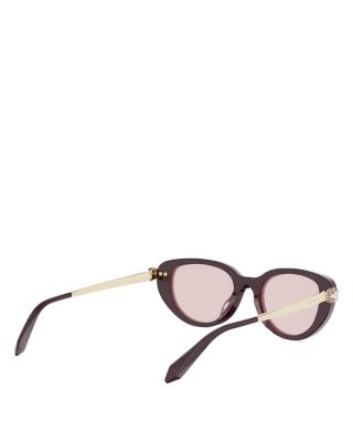 Serpenti Forever Oval Sunglasses, 50mm