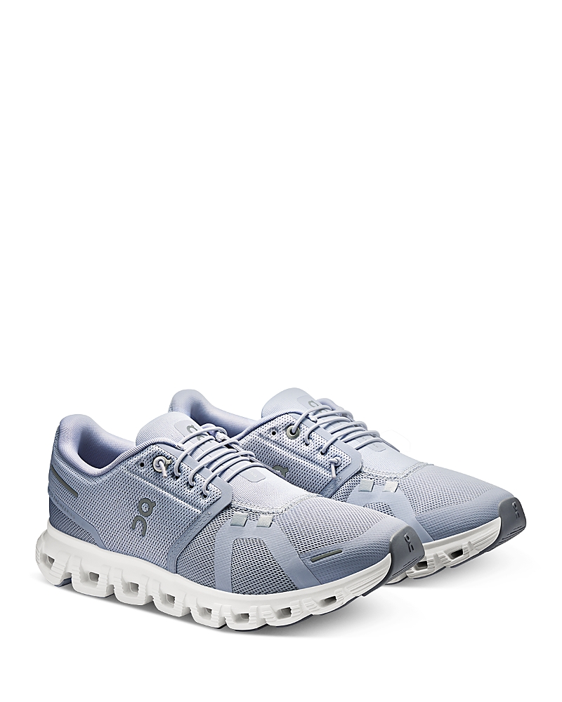 On Women's Cloud 6 Sneakers in Nimbus White