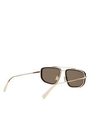 B.zero1 Rectangle Sunglasses, 57mm