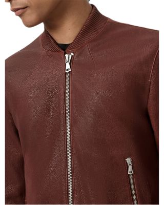 Xavier Pebbled Leather Jacket