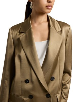 Boyfriend Fit Double Breasted Blazer
