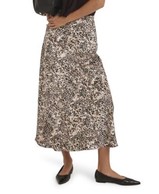 Women's Animal Print Slip Skirt