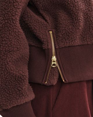 Roselle Half Zip Fleece Sweatshirt
