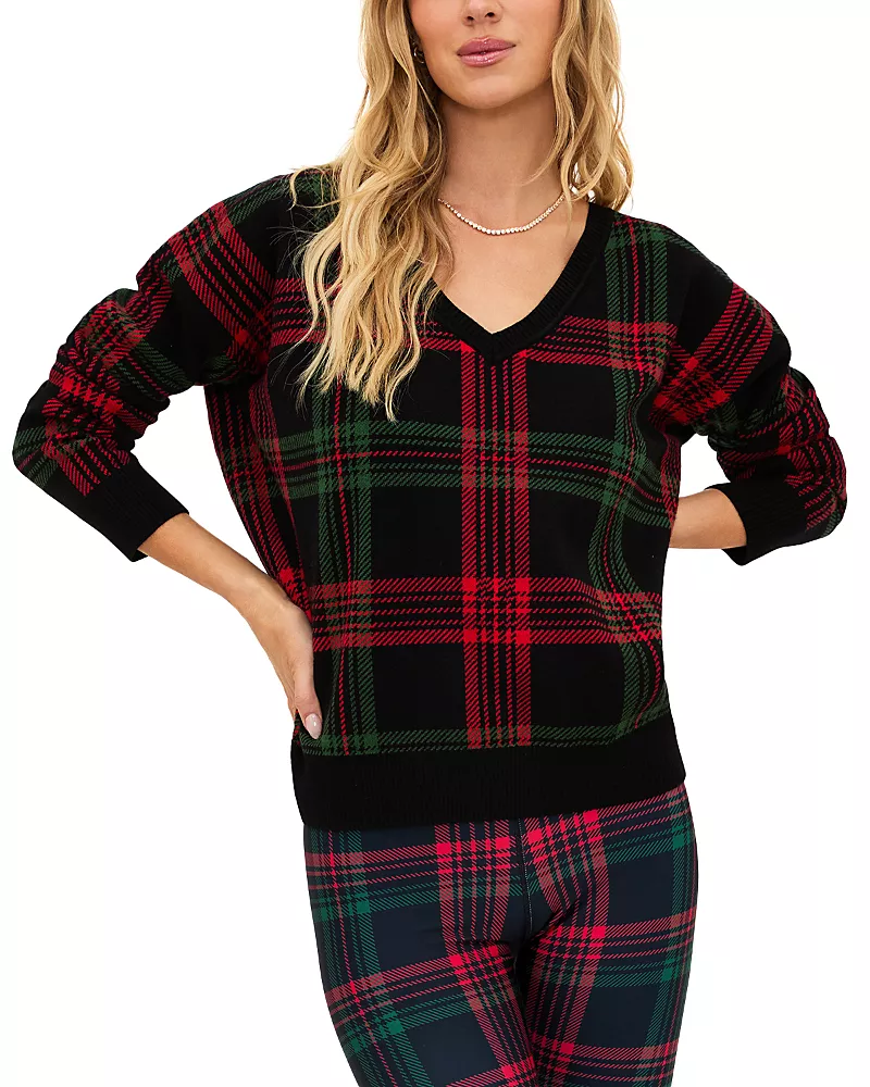 Beach Riot Joey V Neck Pullover Sweater