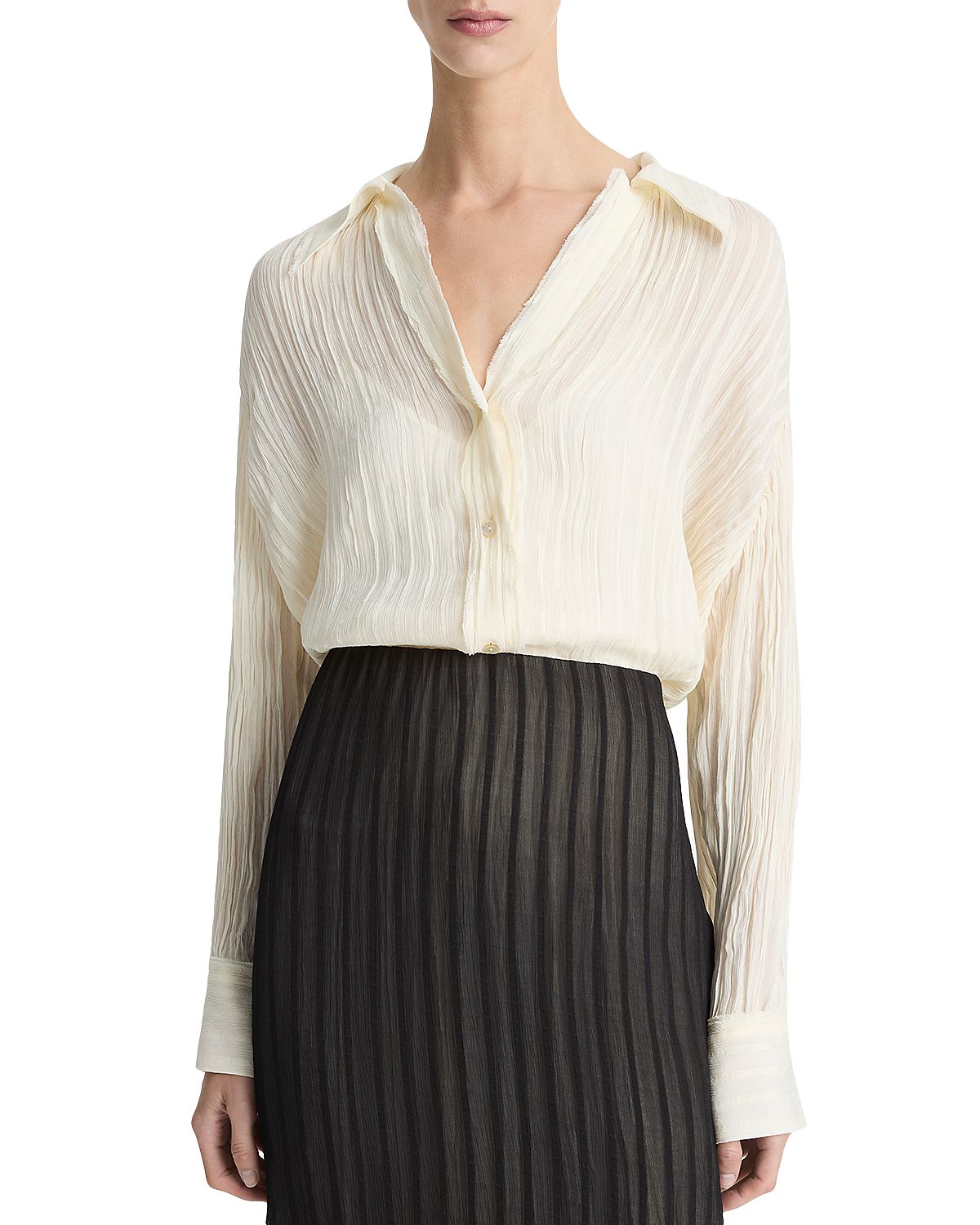 Vince Textured Stripe Top