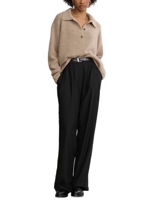 Burke Cashmere Polo Sweater