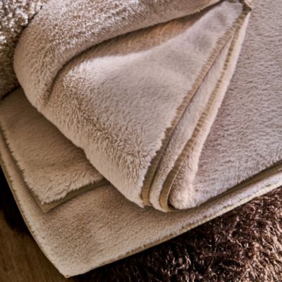 Rabbit Faux Fur Throw Blanket - Exclusive