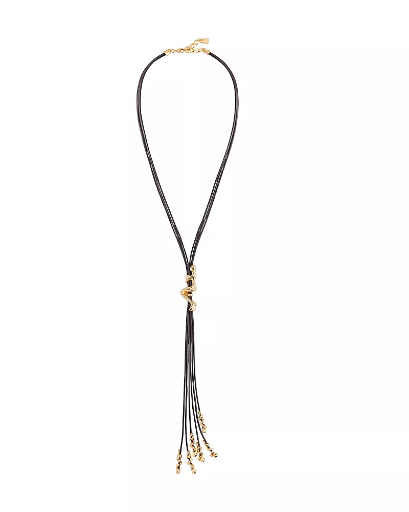 UNOde50 Golden Cord Layer Necklace