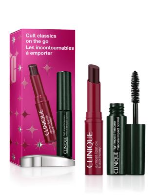 Cult Classics on the Go: High Impact Mascara + Black Honey Lip Mini Gift Set ($29 value)