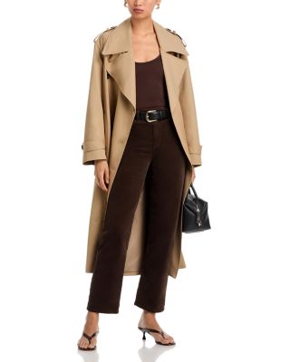 Brinley Mid Rise Straight Corduroy Jeans in Rich Umber