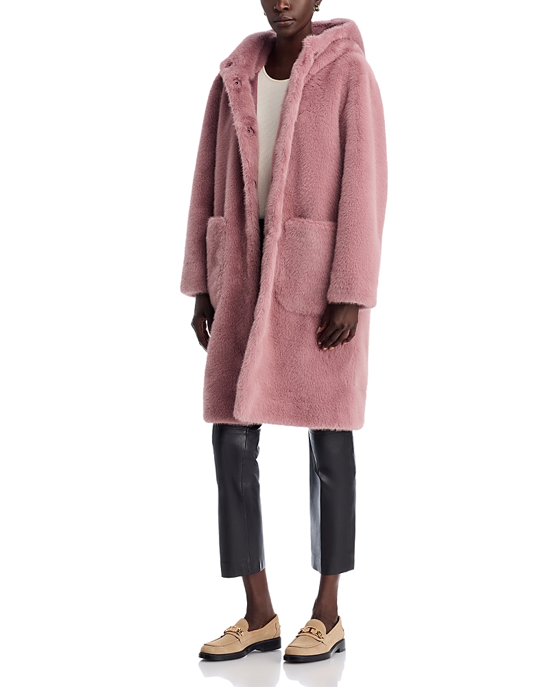 Kobi Halperin Iggy Faux Fur Coat In Pink