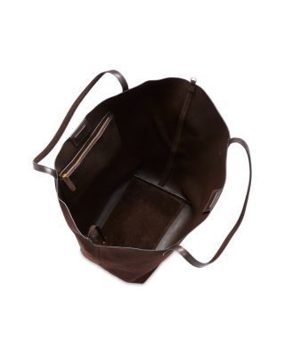 The Oversized Shopper Tote in Suede 