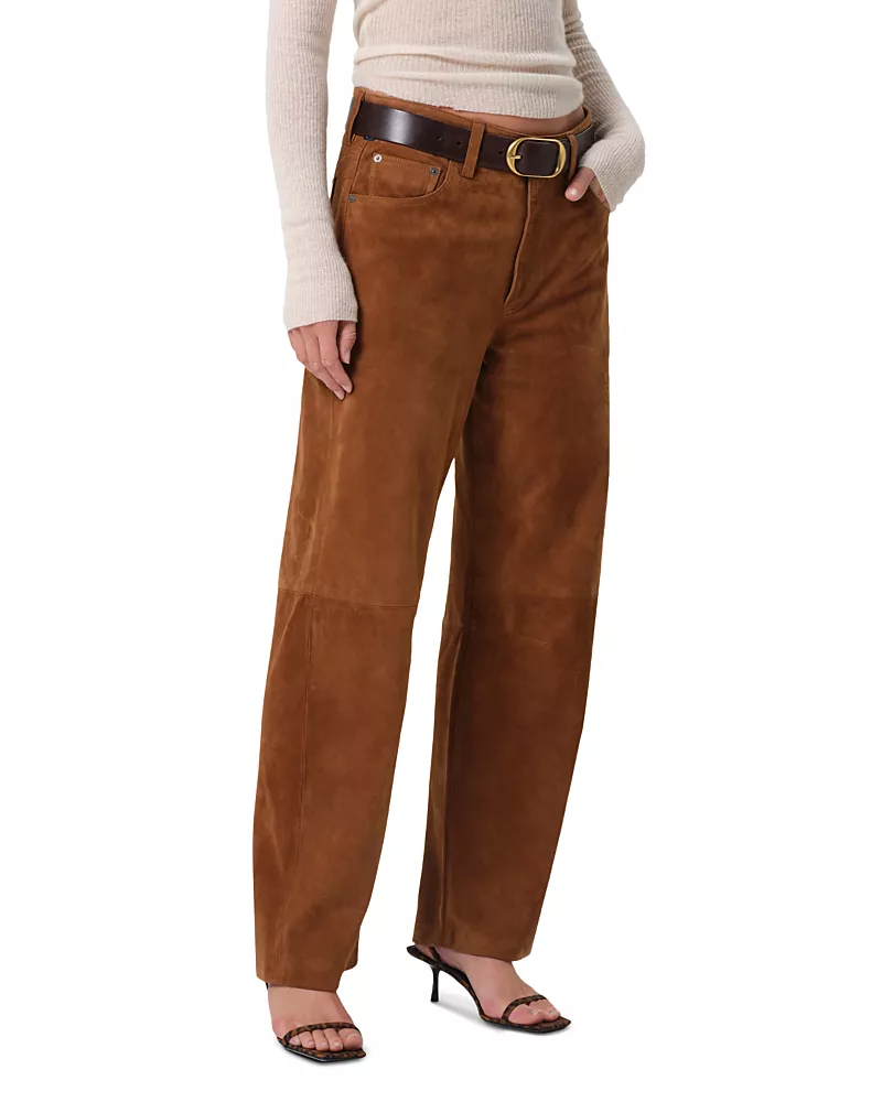 Citizens of Humanity Miro High Rise Relaxed Jeans in Toasted Caramel