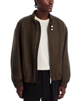 Belt Collar Bomber Jacket