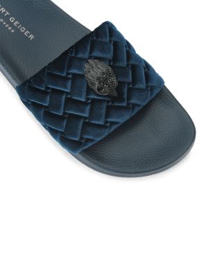 Men's Meena Eagle Black Slip Ons 