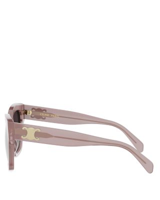 Triomphe Geometric Sunglasses, 55mm