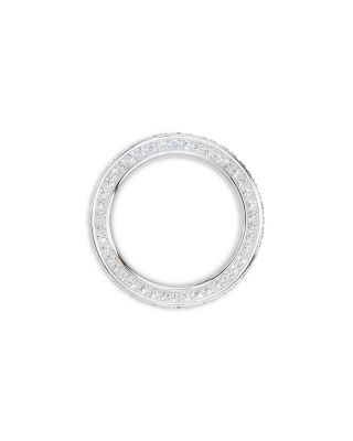 Diamond Three Side Eternity Band in 14K White Gold, 3.0 tcw