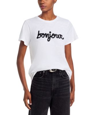 Shrunken Fringe Bonjour Tee