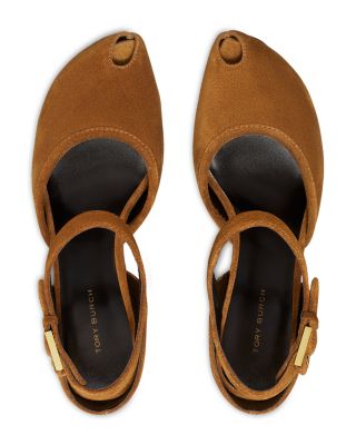 Women's Peep Toe Platform Pumps