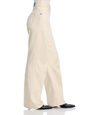 Ski High Rise Jeans in Ecru