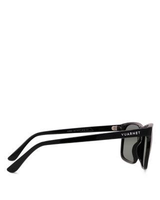 Belvedere 01 Rectangle Sunglasses, 57mm