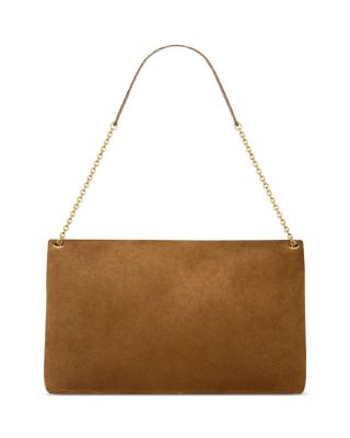 Cassandre Xxl Pouch on Chain in Suede