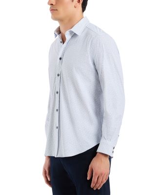 Asterik Knit Button Down Shirt