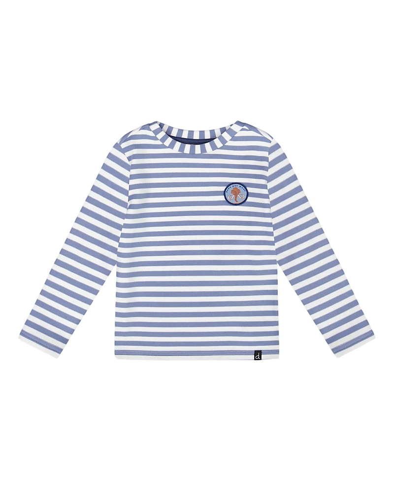 Deux par Boys' Super Soft Long Sleeve Striped Jersey T-Shirt - Baby