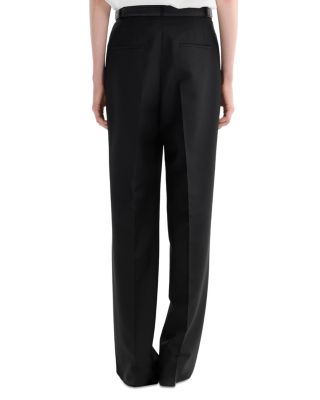 Mid Rise Pleated Front Pants