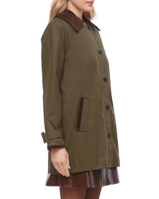 Contrast Collar Jacket