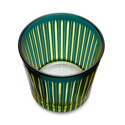 Prism Ice Bucket & Tongs, Green