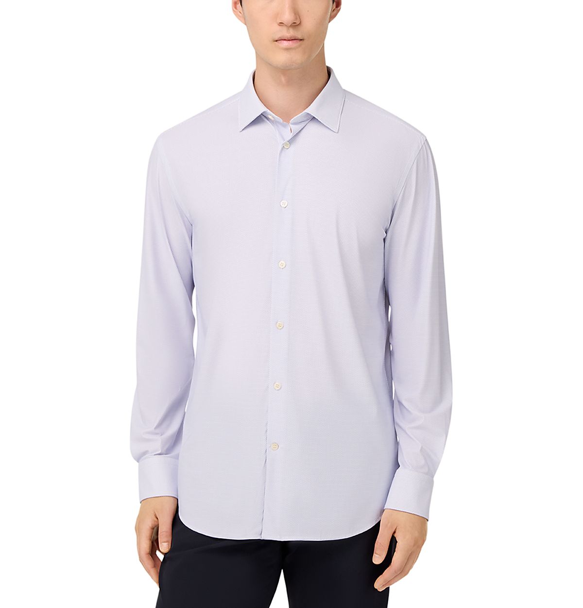 Boggi Milano Slim Fit Stretch Nylon Shirt