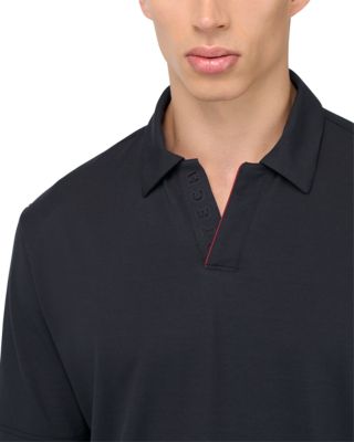 Cool Jade Open Neck Polo Shirt