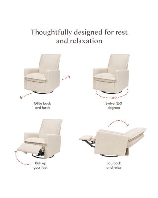 Cali Flange Recliner and Swivel Glider